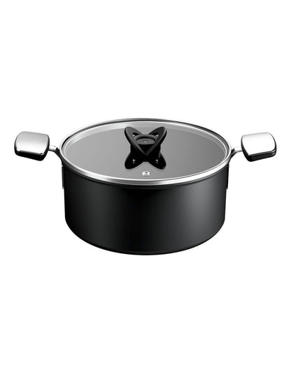 Space Excellence Induction Non-Stick Stewpot 24cm in Black