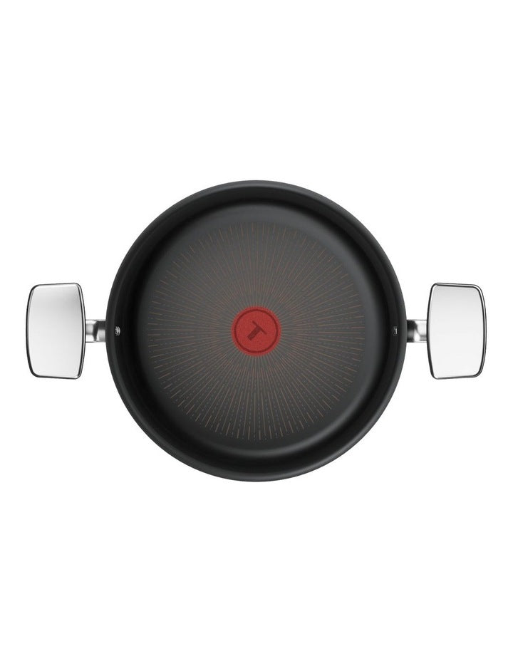 Space Excellence Induction Non-Stick Stewpot 24cm in Black