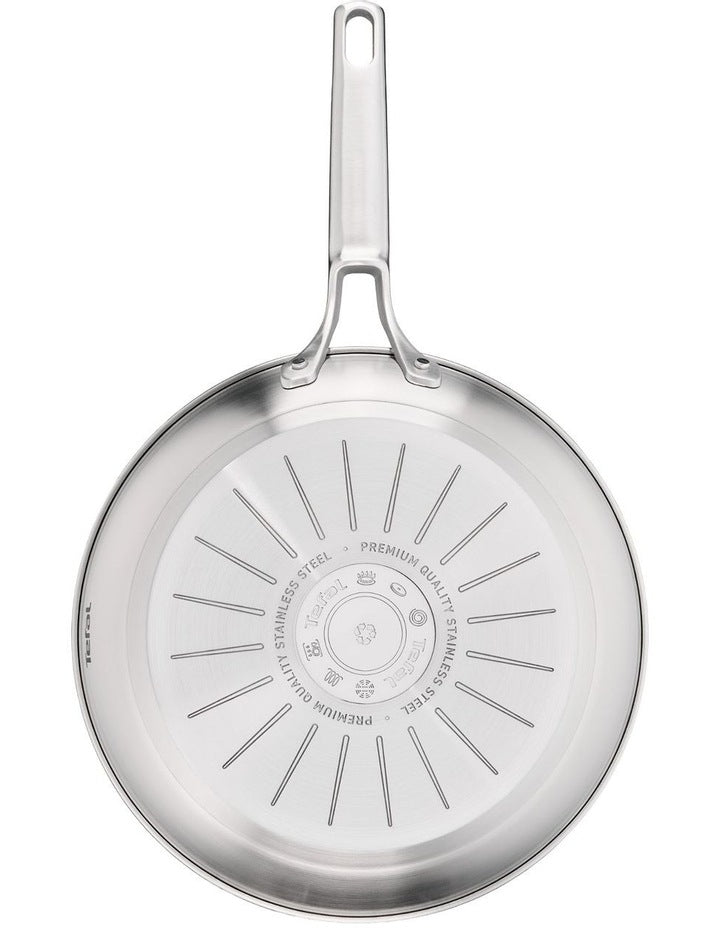 Extreme Induction Uncoated Frypan 24cm in Silver