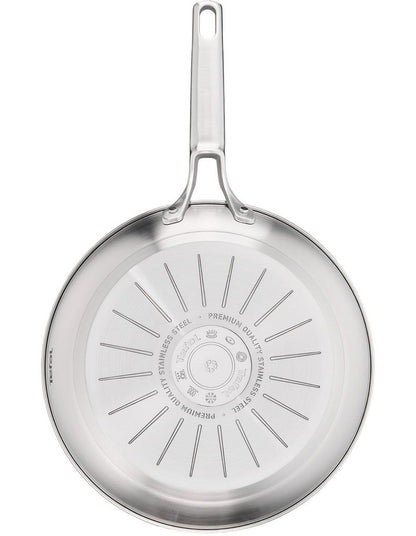 Extreme Induction Uncoated Frypan 24cm in Silver