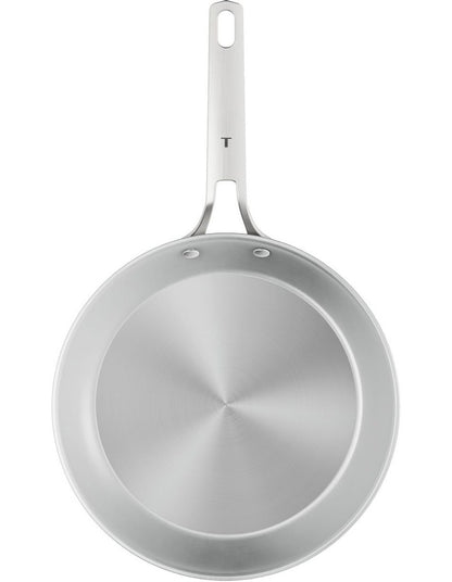Extreme Induction Uncoated Frypan 28cm in Silver