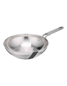 Extreme Induction Uncoated Wok 28cm in Silver