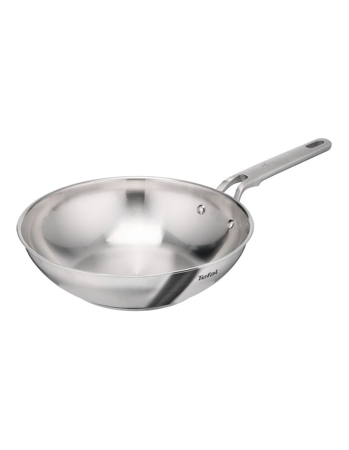 Extreme Induction Uncoated Wok 28cm in Silver