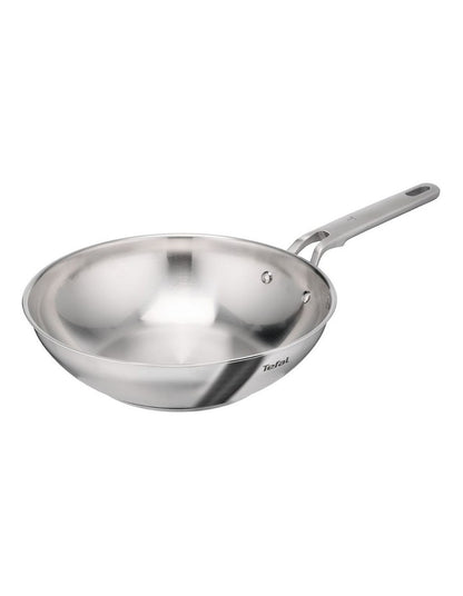 Extreme Induction Uncoated Wok 28cm in Silver