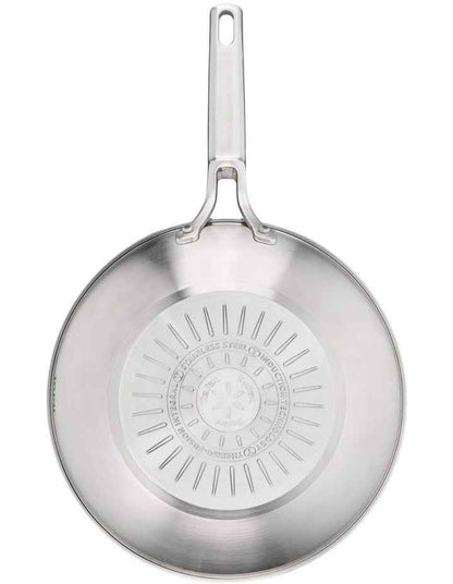 Extreme Induction Uncoated Wok 28cm in Silver