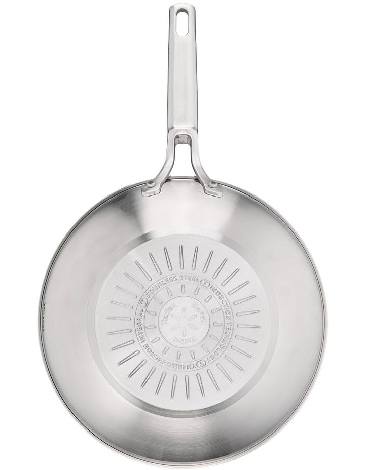 Extreme Induction Uncoated Wok 28cm in Silver