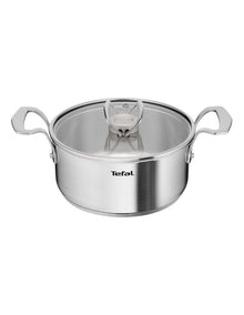 Space Extreme Induction Stewpot 20cm and lid in Silver