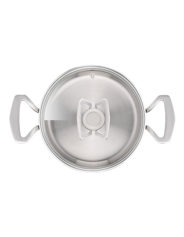 Space Extreme Induction Stewpot 20cm and lid in Silver