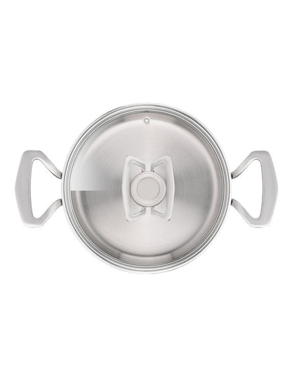 Space Extreme Induction Stewpot 20cm and lid in Silver