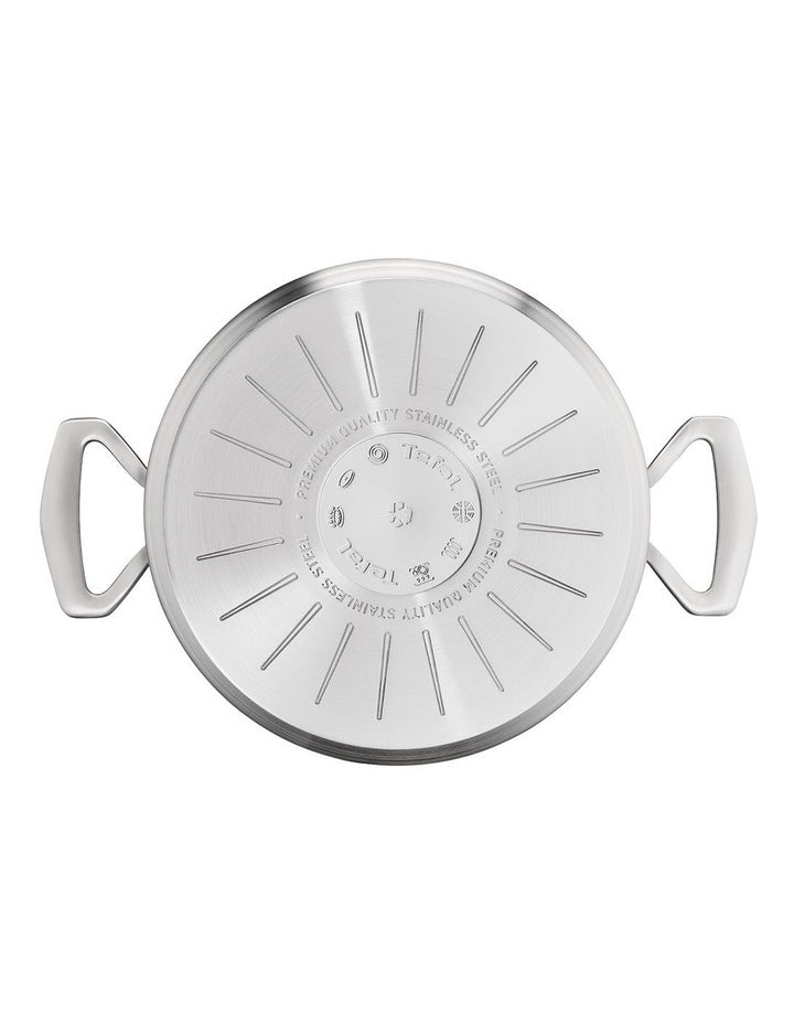 Space Extreme Induction Pasta Pot 22cm and Lid in Silver