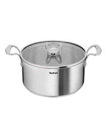 Space Extreme Induction Stewpot 24cm and lid in Silver