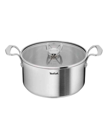 Space Extreme Induction Stewpot 24cm and lid in Silver