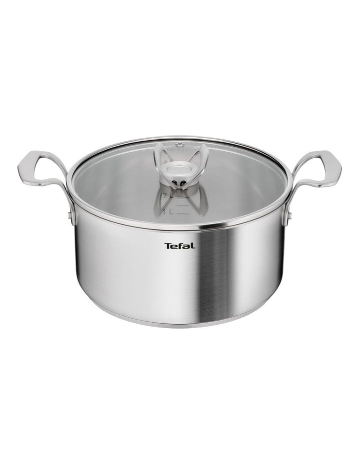 Space Extreme Induction Stewpot 24cm and lid in Silver