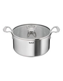 Space Extreme Induction Stewpot 24cm and lid in Silver