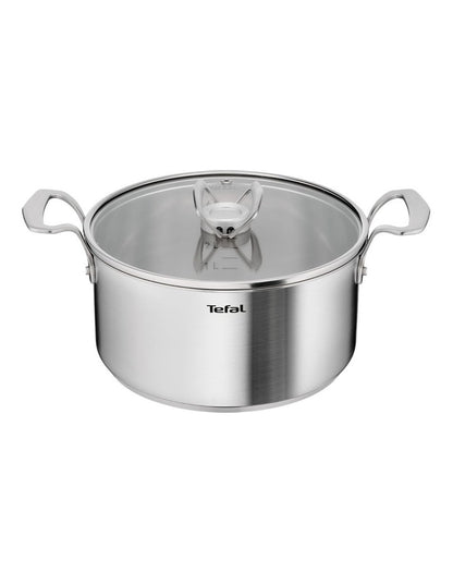 Space Extreme Induction Stewpot 24cm and lid in Silver
