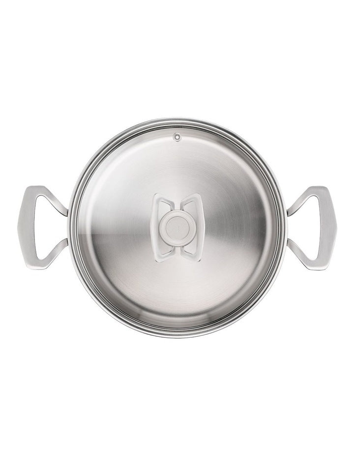 Space Extreme Induction Stewpot 24cm and lid in Silver