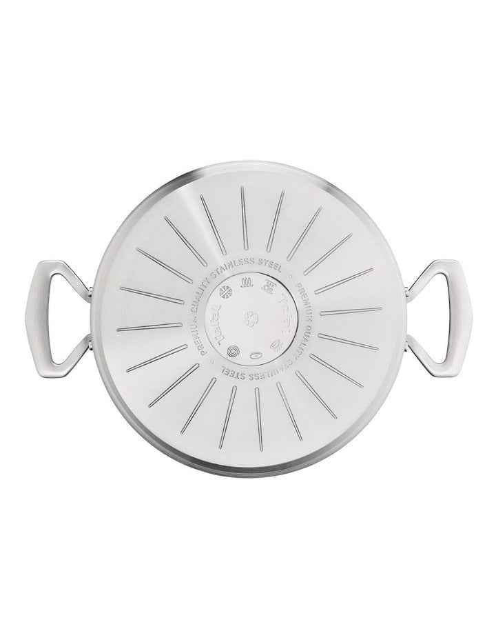 Space Extreme Induction Stewpot 24cm and lid in Silver