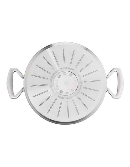 Space Extreme Induction Stewpot 24cm and lid in Silver