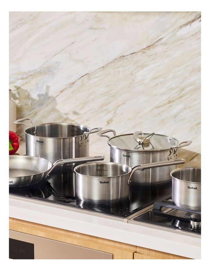 Space Extreme Induction 5 Pieces Pot Set in Silver