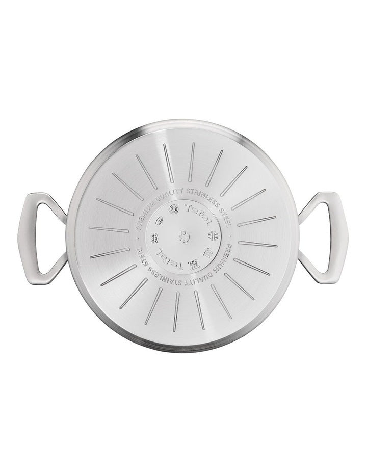 Space Extreme Induction 5 Pieces Pot Set in Silver