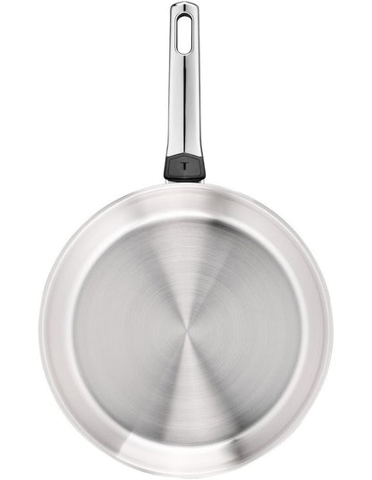 Emotion Induction Uncoated Frypan Twin Pack 24/28cm in Silver