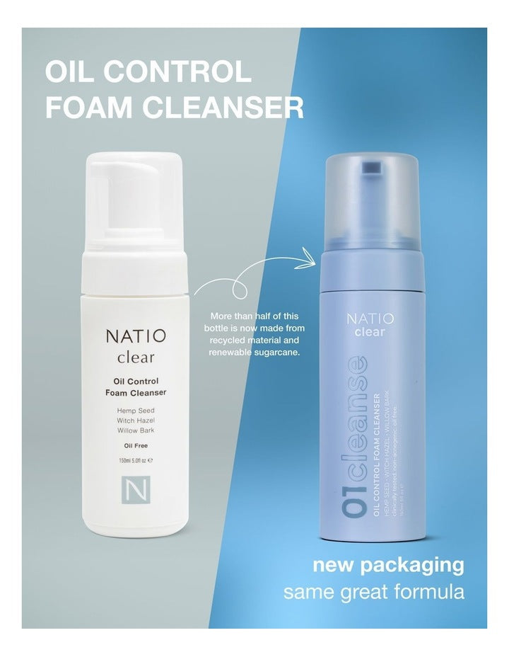 Clear Oil Control Foam Cleanser 150ml