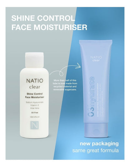 Clear Shine Control Face Moisturiser 125ml