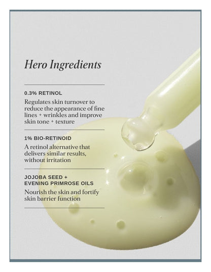Vitamin A Serum With 0.3% Retinol + 1% Bio-Retinoid