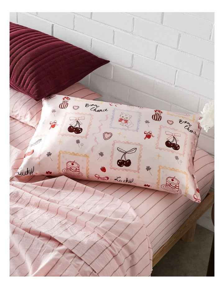 Silk Front Pillowcase in Bonne Chance