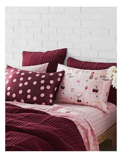 Silk Front Pillowcase in Bonne Chance