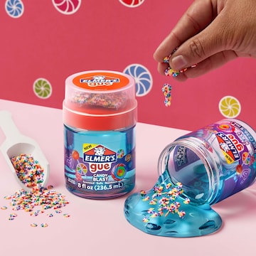 Elmer's Gue With Candy Blast Mix In's Premade Slime 236.5mL