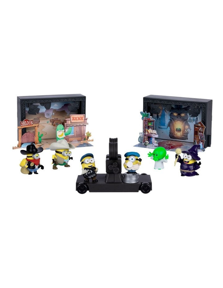 ILLUMINATION'S MINIONS & MONSTERS BACKLOT STUDIO SET