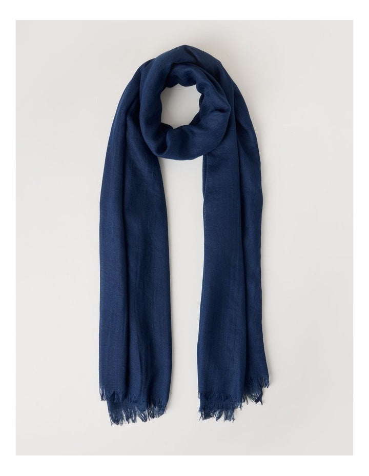 Light Weight Scarf in Navy