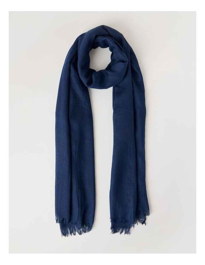 Light Weight Scarf in Navy