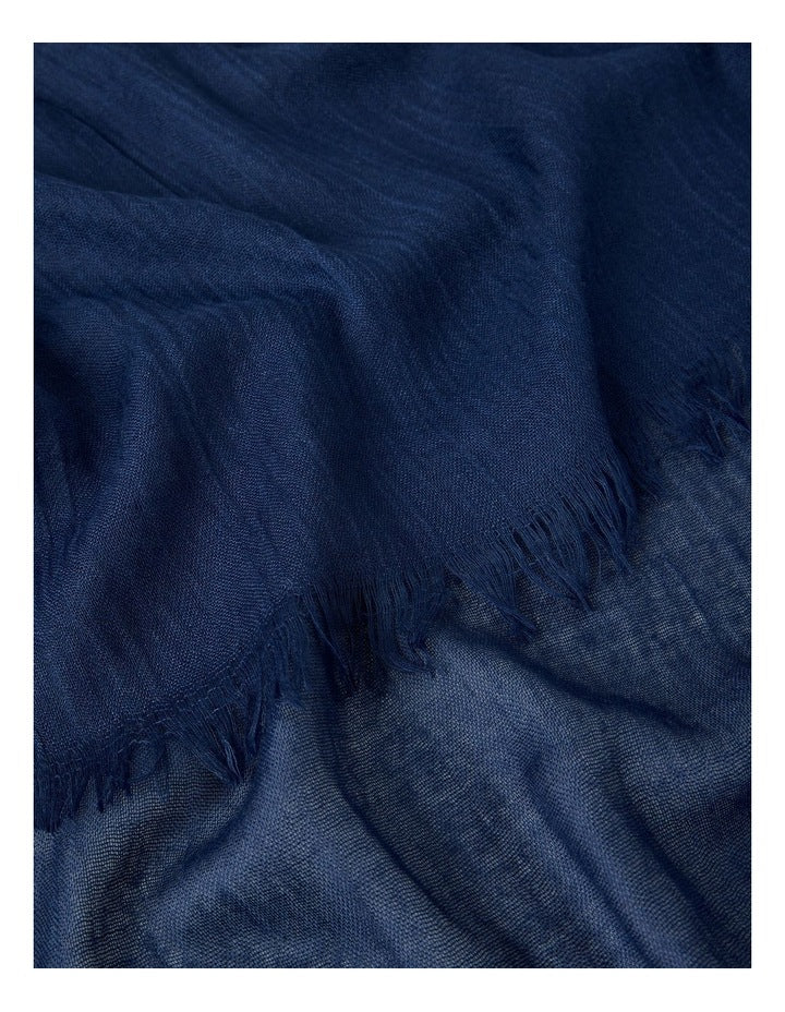Light Weight Scarf in Navy