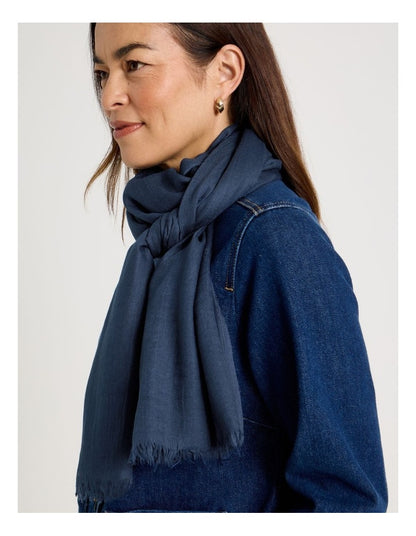 Light Weight Scarf in Navy