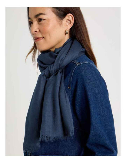 Light Weight Scarf in Navy