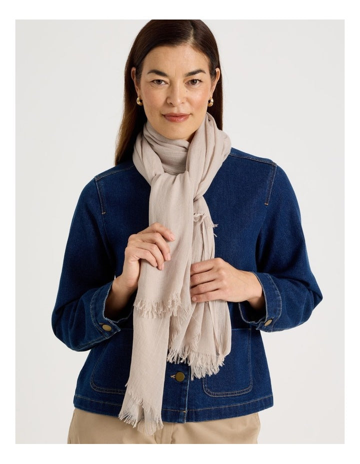 Light Weight Scarf in Taupe