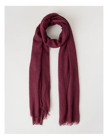Light Weight Scarf in Burgundy