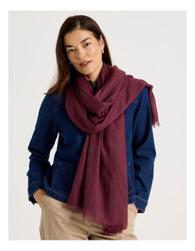 Light Weight Scarf in Burgundy