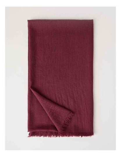 Light Weight Scarf in Burgundy