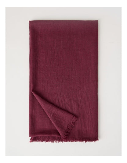 Light Weight Scarf in Burgundy