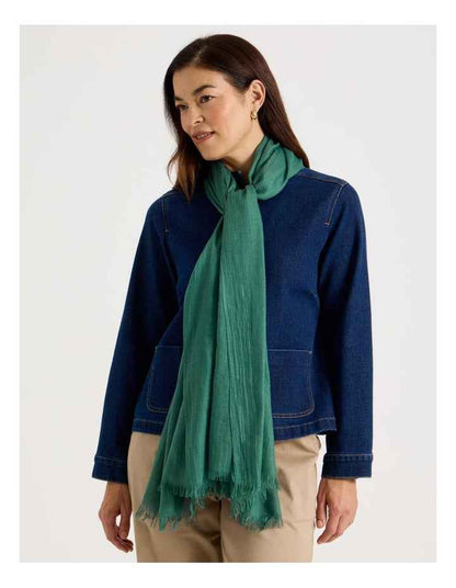 Light Weight Scarf in Green