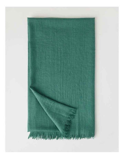 Light Weight Scarf in Green