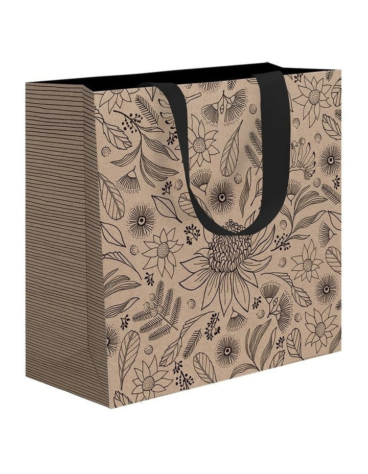 Large Gift Bag in Brown