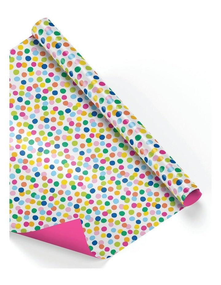 Raining Confetti Roll Wrap in Multi