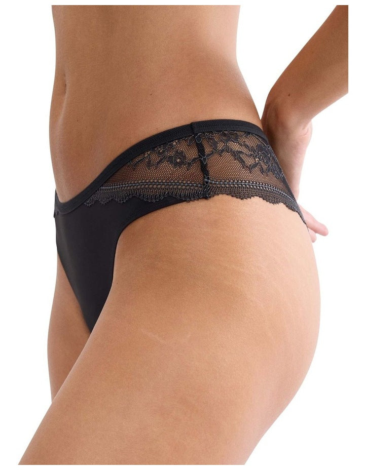 Comfort Allure Brazilian Brief in Black
