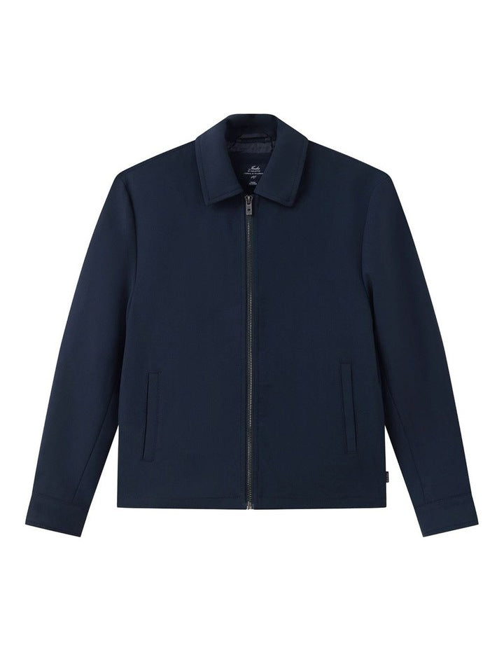 Indie Lusso Bomber Jacket (8-16 Years) in Navy