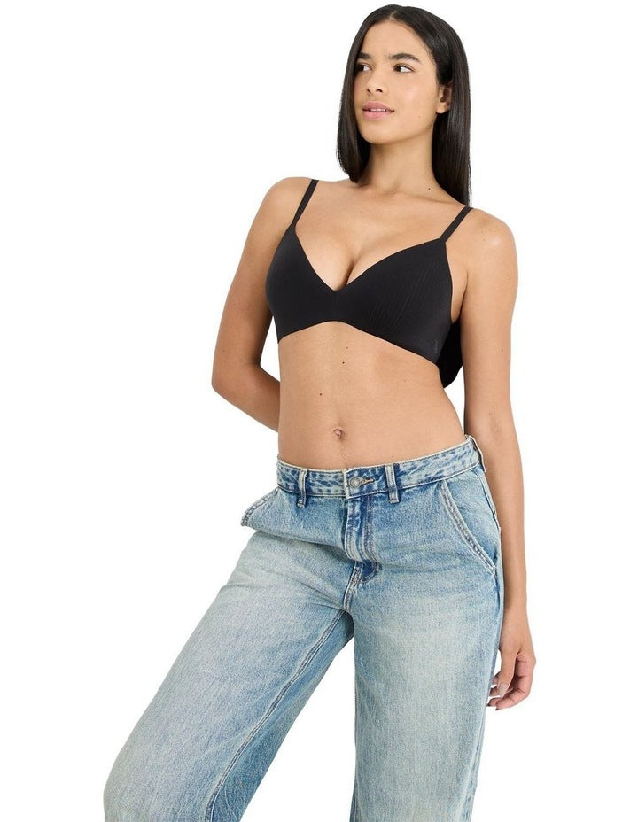 Zero Feel Pure Push-up Bra in Black
