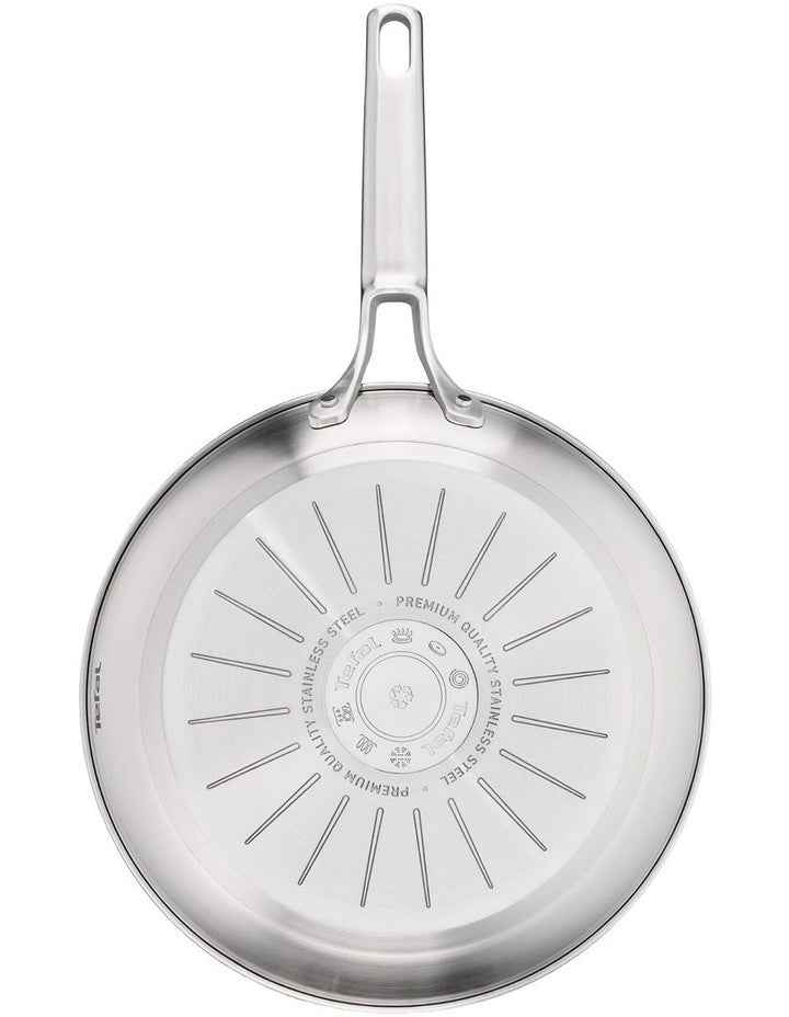Extreme Induction Uncoated Frypans Twin Pack 24/28cm in Silver